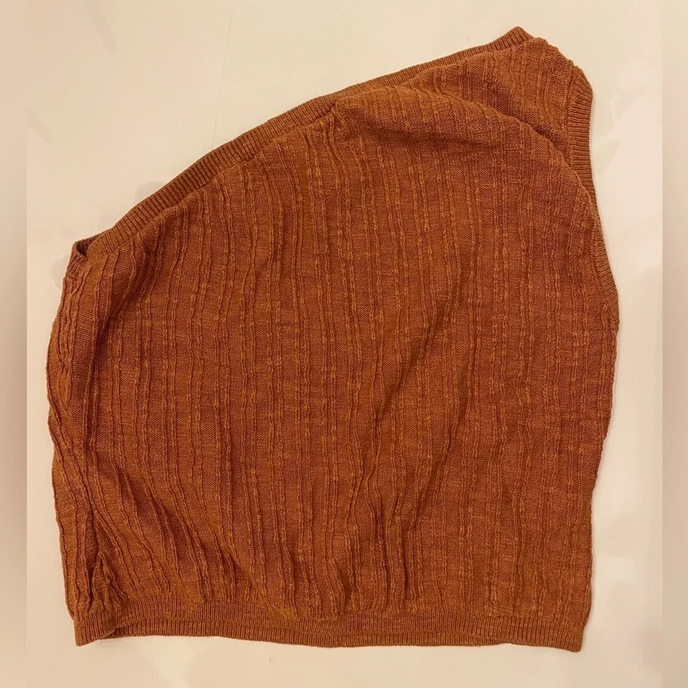 Free People Beach One Shoulder Knit Top - S